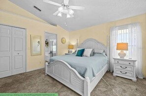 4 bedrooms, iron/ironing board, travel cot, WiFi