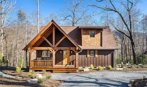 Exterior - Happy Bear - *Decorates for Christmas* Lake Lure Cottage Hot Tub & Fire Pit (Lake Lure)