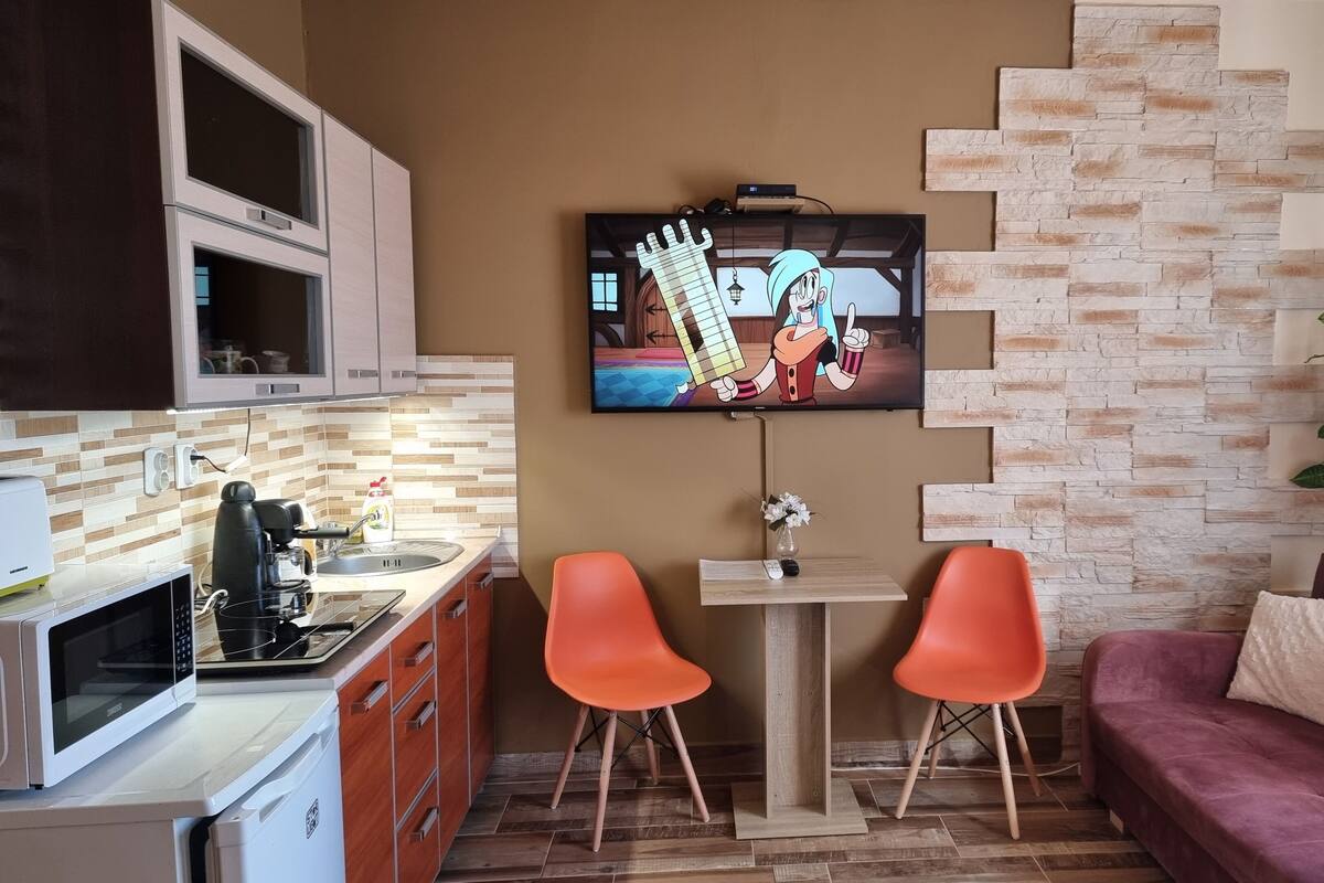 Standard Studio, Park View | Blackout curtains, iron/ironing board, free WiFi