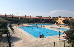Appartement, 2 chambres, patio, vue jardin | Piscine