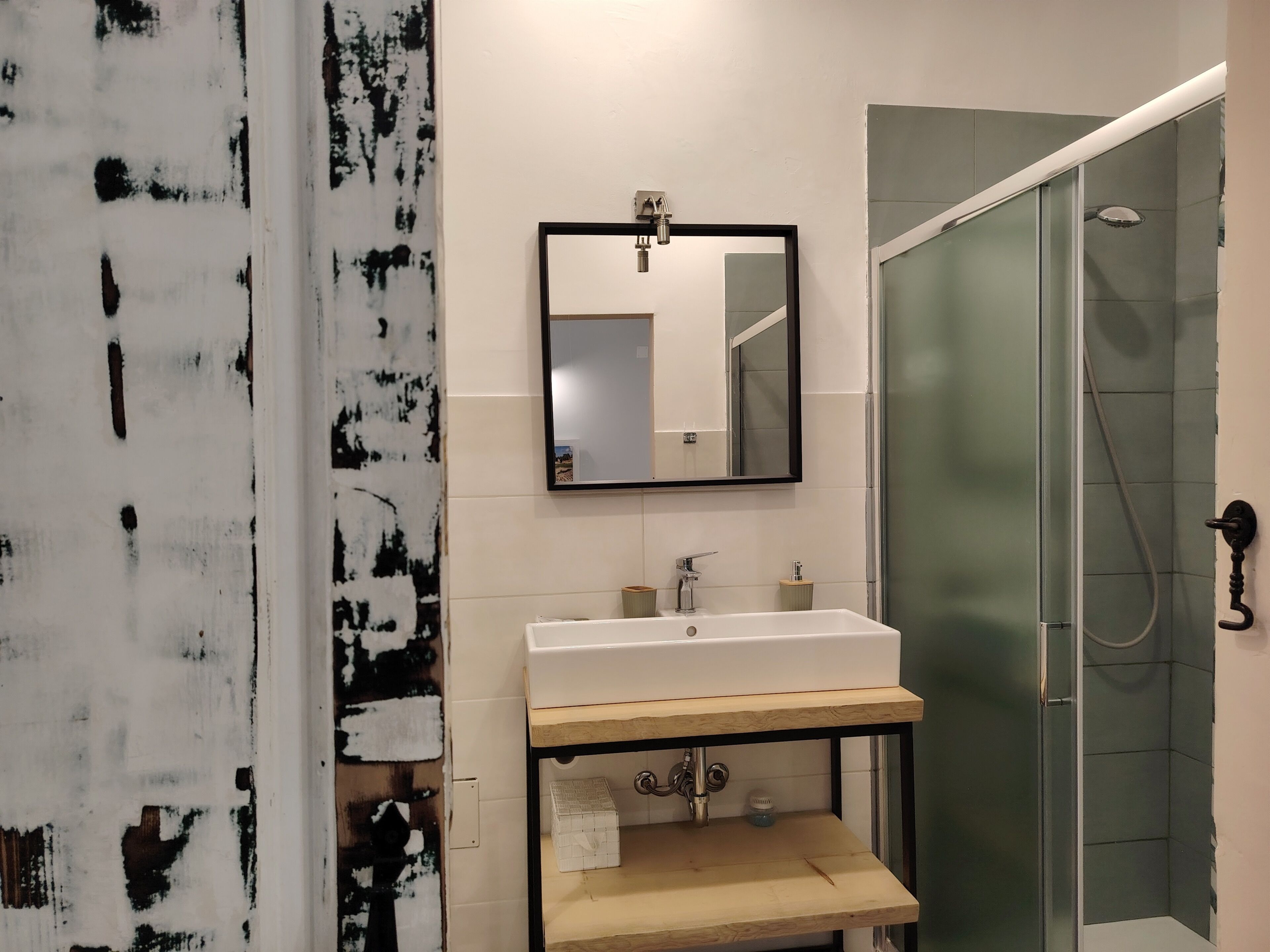 Dusche, Haartrockner, Bidet, Handtücher