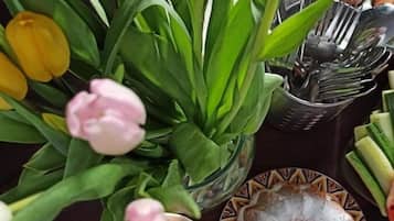 Petit déjeuner buffet compris tous les jours