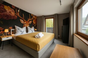 Classic-Doppel- oder -Zweibettzimmer, Balkon, Bergblick