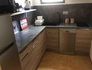 Frigorífic, microones, placa de cuina i rentaplats