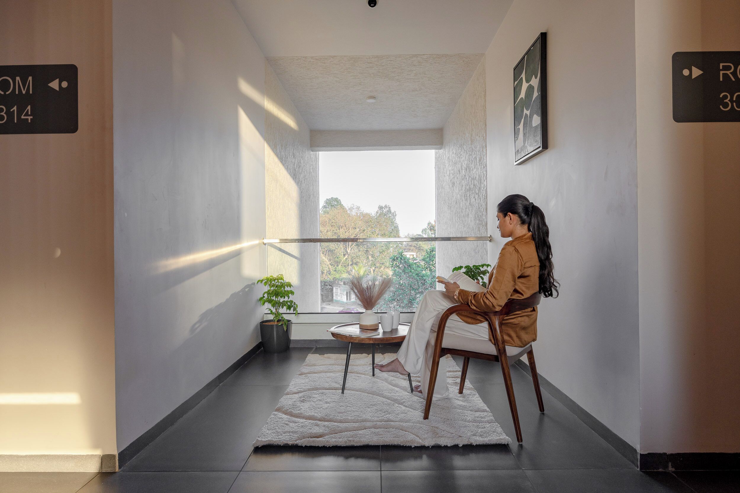 Lobby sitting area