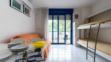 Studiolejlighed - flere soveværelser - balkon - byudsigt | 1 soveværelse