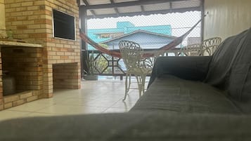 Deluxe Apartment, City View | Terrace/patio
