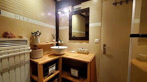 Een douche, een haardroger