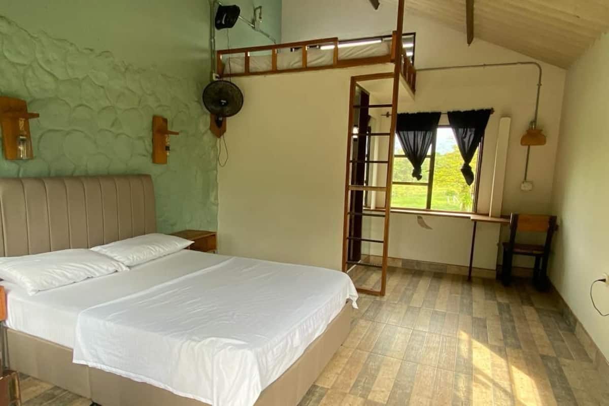 Triple Room, Garden View | Iron/ironing board, free WiFi