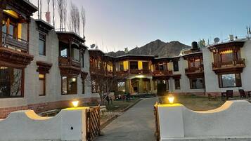 Front of property - evening/night