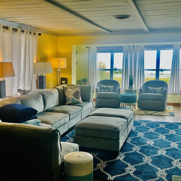 TV, DVD player - The Bay House with an Amazing view of the Bay! (Eastpoint)