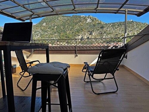 Attic with terrace and nice view!
