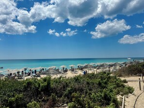 Beach nearby, beach towels