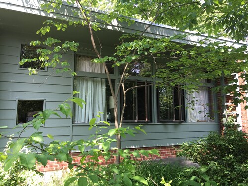 Central and Shady 1-bedroom house in Yellow Springs with WiFi and AC