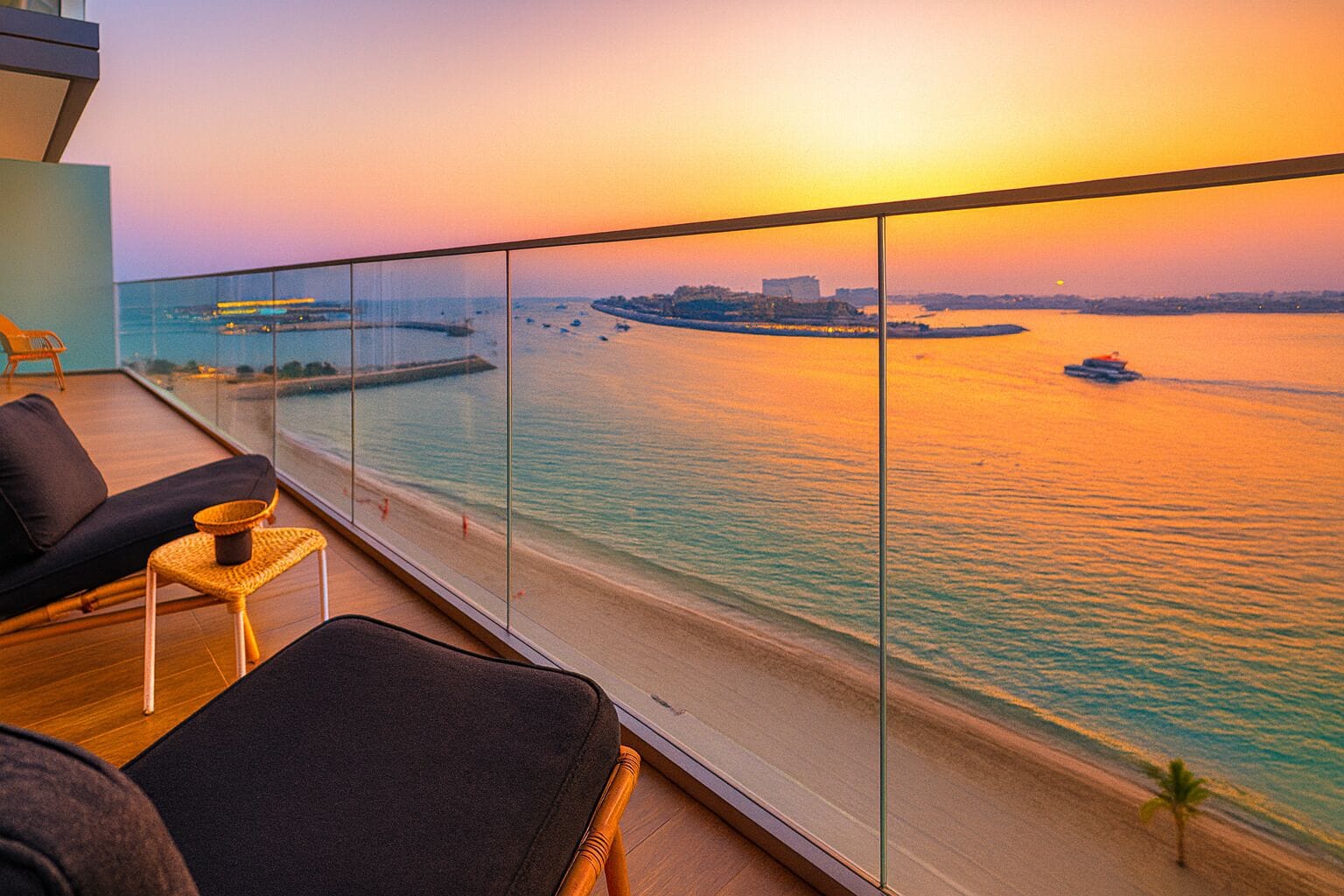 Luxury Apartment, Beach View | Balcony