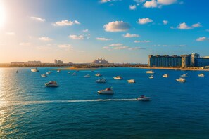 Luxury Apartment, Beach View | Beach/ocean view - Private Beach | Luxury | No Camels (Dubai)