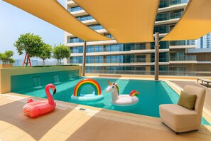 Outdoor pool - Private Beach | Luxury | No Camels (Dubai)