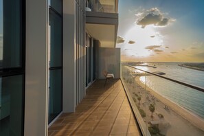 Luxury Apartment, Beach View | Balcony view