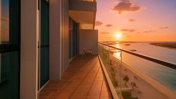 Departamento de lujo, vista a la playa | Vista del balcón