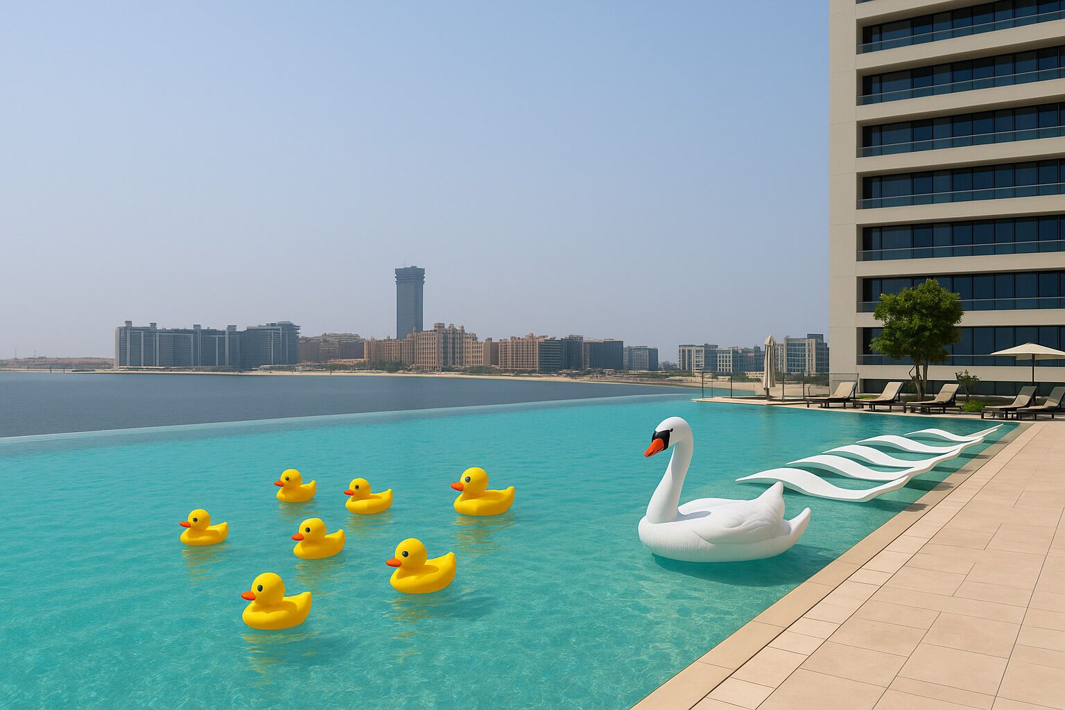 Alberca al aire libre 