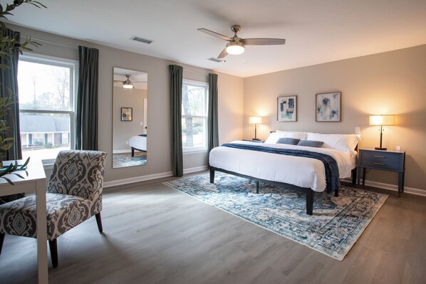 5 chambres, fer et planche à repasser, Wi-Fi, literie fournie