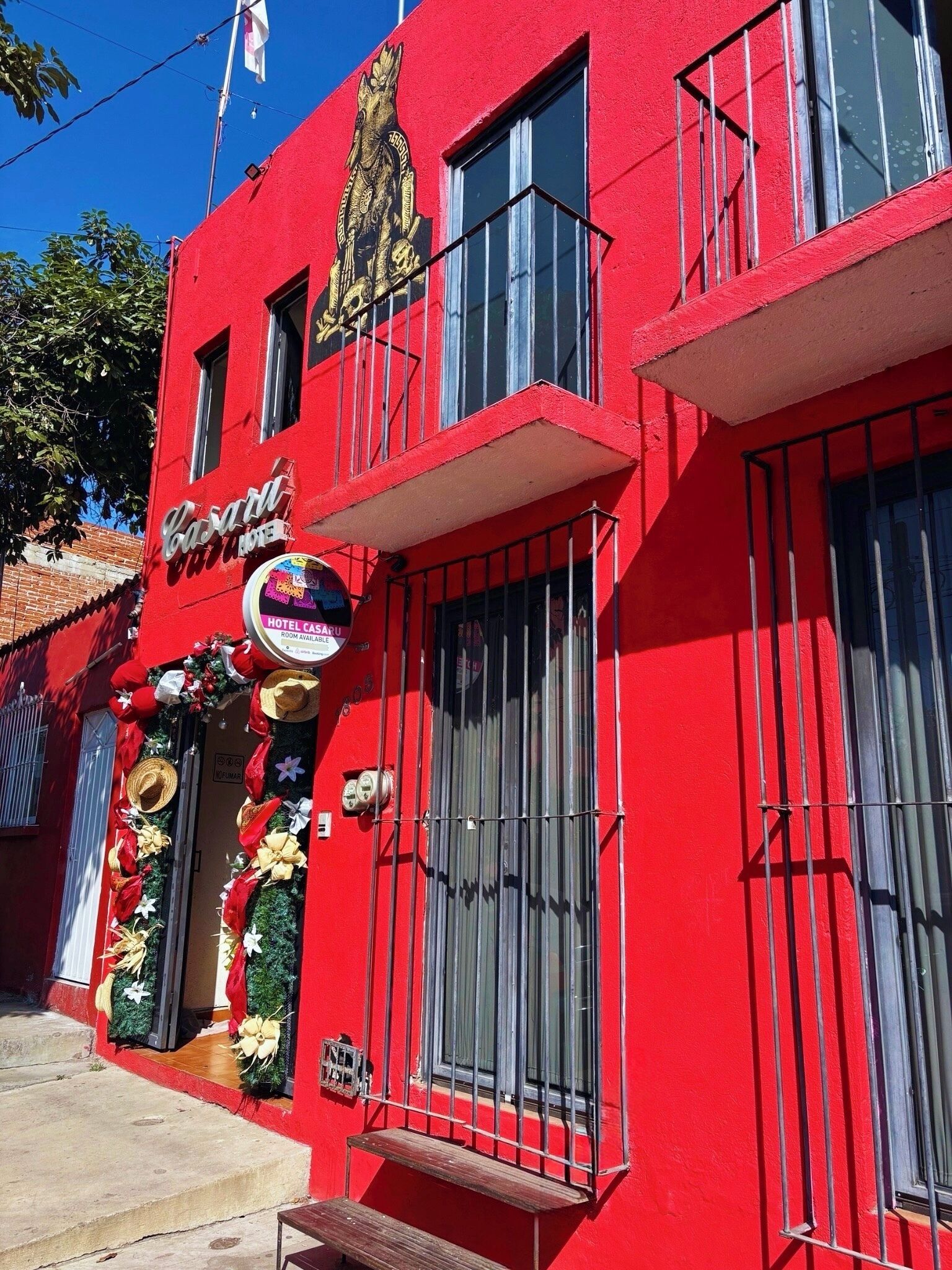 Façade de l’hébergement