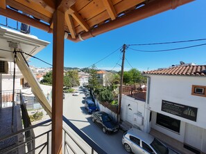 Zimmer, Balkon, Stadtblick | Ausblick vom Zimmer