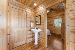 Hair dryer, bidet, towels, soap