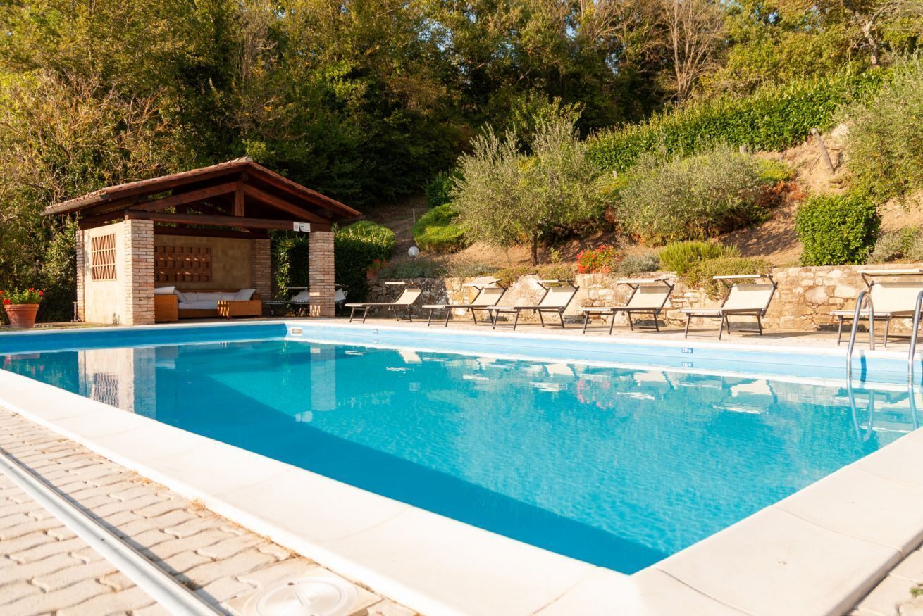 Una piscina climatizada