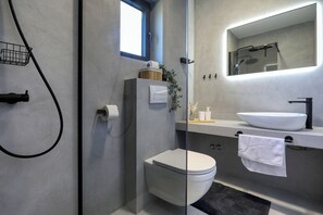 Séchoir à cheveux, serviettes fournies, savon, shampooing