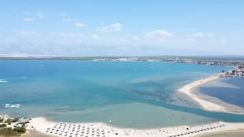 Sun loungers, beach towels