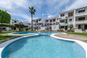 Pool - Apartment 'Rincón Playa Flamenca' with Sea View, Shared Pool and Wi-Fi (Orihuela)