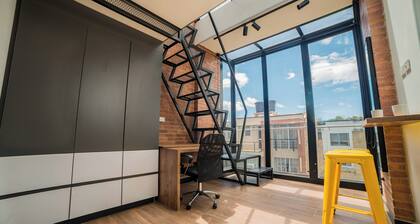 Duplex apartment with sky view from the bed, ideal for couples!