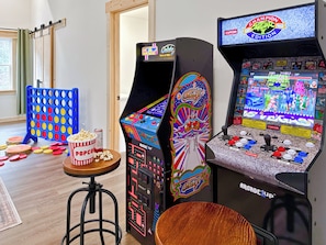 Games room - 2 Flat Acres on a Creek! Game Room and Space for Everyone! (Ellijay)