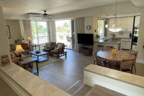 Smart TV, DVD player, books