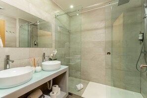 Shower, hair dryer