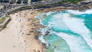 Perto da praia, toalhas de praia 