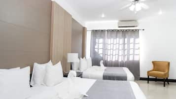 Standard Double or Twin Room, City View | 1 bedroom, in-room safe, desk, laptop workspace
