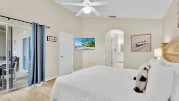 4 habitaciones, tabla de planchar con plancha, wifi y ropa de cama