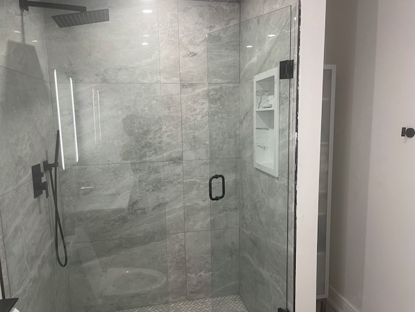 Towels, soap, toilet paper