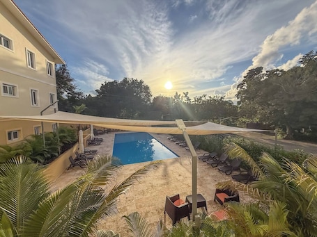 Apartment, 2 Bedrooms, Smoking, Balcony | Pool | Outdoor pool