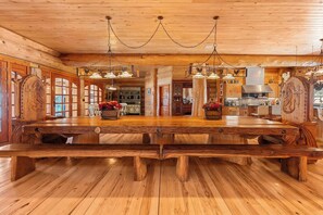 Dining - Legacy Lodge & Barn Retreat, Sleeps 42 (Heber)