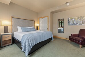 1 bedroom, bed sheets - NEW! 1 Bedroom/1 Bathroom - Steamboat Grand (Steamboat Springs)