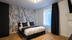 Chambre Hiver | Safe på rommet, blendingsgardiner, lydisolert og strykejern/-brett