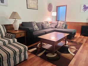 Smart-tv och eldstad