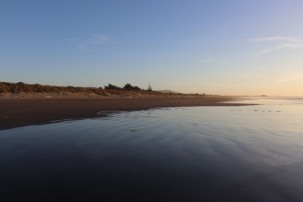 Beach nearby, sun-loungers