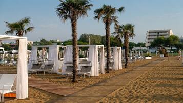 Outdoor banquet area