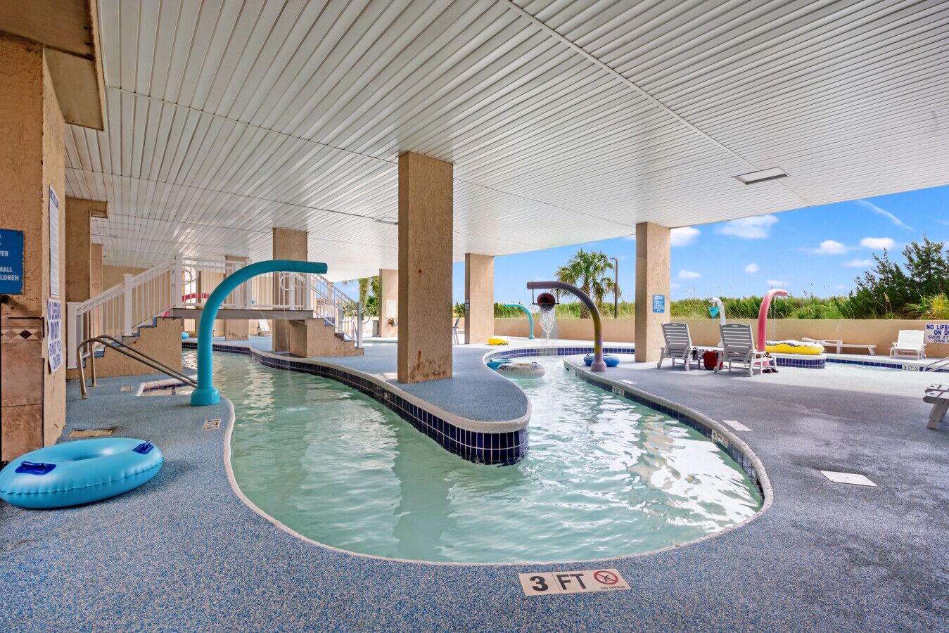 Indoor pool, a heated pool