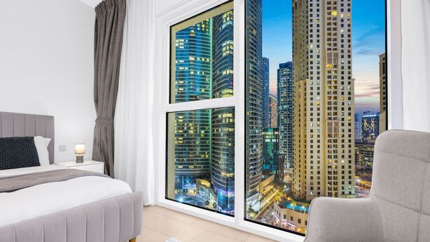 1 غرفة نوم ومكواة/لوح كي وواي فاي وملاءات أسرّة