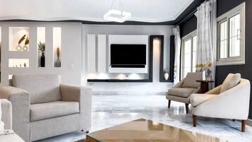 Basic Apartment (Serene & Spacey) | Living area | TV